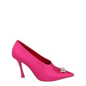 Givenchy Show Pumps In Satin With Crystals Details Pink Womens